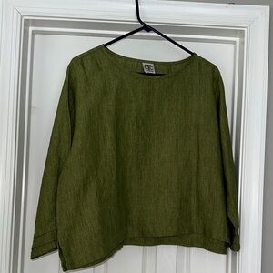 CTC carol turner collection linens pullover top